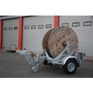 RD 140 - Remorque porte-touret - ABDE Deroubaix - PTAC 1400 kg - Conception robuste et hydraulique RD 140 - Remorque porte-touret - ABDE Deroubaix - PTAC 1400 kg - Conception robuste et hydraulique