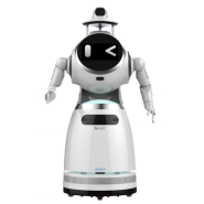 ROBOT DE SERVICE ACCUEIL CRUZR PRÉVENTION UBTECH ROBOTICS, HUMANOÏDE AUTONOME &amp; INTELLIGENT AVEC CAMÉRA THERMIQUE + SOLUTION LOGICIELLE PARTENAIRE CLÉ EN MAIN