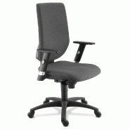 Siège de bureau Tertio  avec translation d'assise - Sokoa - Gris, Réglable hauteur_1