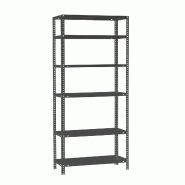 SimonRack Étagère métallique avec vis 2000x1000x300 mm, 6 niveaux, point de flexion 100 kg, Anthracite - Comfort - métal 8425437096662