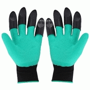 HUAHUO LOT DE 2 PAIRES DE GANTS DE JARDIN AVEC GRIFFES, POUR CREUSER E HUAHUO LOT DE 2 PAIRES DE GANTS DE JARDIN AVEC GRIFFES, POUR CREUSER E