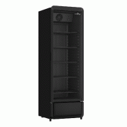 Armoire à boissons 380 Litres avec roulettes à l'arrière Full Black PREMIUM - GOLDINOX - 3701770836772