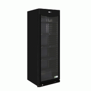 Armoire réfrigérée positive noire 1 porte vitrée température +1/+10... - PXLS-412W