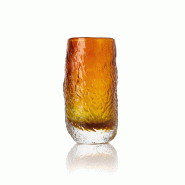 Bazar Bizar Verre long drink en verre 8x8x16.5 cm ambre - doré verre INGC026Am