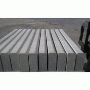 Bordure béton p1 blanche longueur 1m Bordure béton p1 blanche longueur 1m