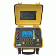 Micro-ohmmètre CHAUVIN ARNOUX - CA 6255 - Courant de mesure max 10A - Résolution 0.1 micro ohm - Boîtier chantier IP53 - RS232