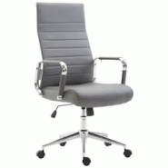 CLP Fauteuil de bureau Kolumbus similicuir Gris - gris polyester 191942908 CLP Fauteuil de bureau Kolumbus similicuir Gris - gris polyester 191942908