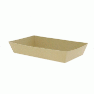 Corbeille carton rectangle "Kraft" 33x20x6cm - par 30