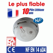 Detecteur de fumee vesta lithium