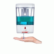 Distributeur Automatique de Savon ou Gel 700ml sans contact Mural ou Posé Savon liquide mains Self Soap - blanc 8015232263040 Distributeur Automatique de Savon ou Gel 700ml sans contact Mural ou Posé Savon liquide mains Self Soap - blanc 8015232263040