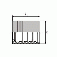 Douilles à sertir - avec dénudage - pour tuyaux 4SP - 4SH - DSD90604
