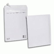 Enveloppe bulle kraft blanche 29x37cm - par 100