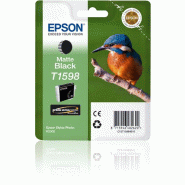 Epson Cartouche "Martin-pêcheur" - Encre UltraChrome Hi-Gloss2 Noir Mat Epson Cartouche "Martin-pêcheur" - Encre UltraChrome Hi-Gloss2 Noir Mat