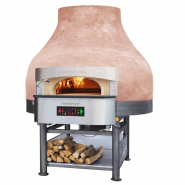 Four à pizza à bois rotatifs équipés d'un système électrique sous la sole - Morello Forni- Ligne FMRE Four à pizza à bois rotatifs équipés d'un système électrique sous la sole - Morello Forni- Ligne FMRE
