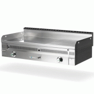 Fry-Top à gaz EURO-CROM semi-rainurée en CHROME - L1200 | Mainho - PCR120N