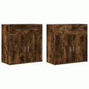 Helloshop26 - Buffet bahut commode armoire meuble de rangement organisateur cuisine salle de séjour salons lot de 2 79 x 38 x 80 cm 02_0036749 - 3000 Helloshop26 - Buffet bahut commode armoire meuble de rangement organisateur cuisine salle de séjour salons lot de 2 79 x 38 x 80 cm 02_0036749 - 3000