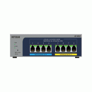 NETGEAR Plus MS108EUP - Switch - géré - 4 x 100/1000/2,5G (PoE++) - MS108EUP-100EUS