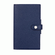 QUO VADIS Agenda Moderne - 2027 - INT 2001 HEBDOPLAN - Semainier Horizontal - Camargue - Bleu - 12 mois janv à déc - 8,7x15,3cm - Cuir pleine fleur