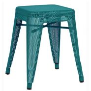 Tabouret h perforé - tabouret de restaurant - tolix - hauteur 50 cm - 3514