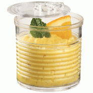 Verrine boite de conserve PS transparent 110ml - par 200
