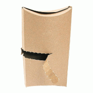 Boite à tacos The Pack carton ondulé nano micro 19,5x12,5x3cm naturel - par 500