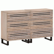 Helloshop26 - Buffet bahut commode armoire meuble de rangement organisateur cuisine salle de séjour salons lot de 2 60 x 34 x 75 cm 02_0036646 - 3000