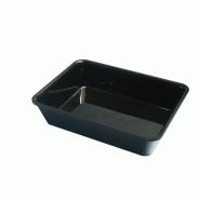 ITALCONCEPT L2G Plateau Rectangulaire Plexiglas Noir 60  x 280  x 210mm - 3616350041357