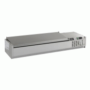 Kit réfrigéré 3xGN1/3 L1200mm couvercle en acier inox Combisteel