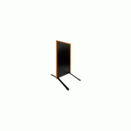 Panneau trottoir cadre bois sur piétement noir effet ressorts - dimensions 105 x 56 cm - Référence : PFN132OR Panneau trottoir cadre bois sur piétement noir effet ressorts - dimensions 105 x 56 cm - Référence : PFN132OR