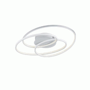 Plafonnier LED 38,5W 5000lm 3000K Blanc mat métal - Trio - Gale - blanc métal 4017807452235