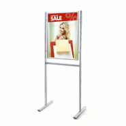 SHOWDOWN Displays Exposiciónate Panneau D'information Dessin Standard A1 Coins En Onglet 25 mm IBA1G25 - argenté aluminium 8595578309263