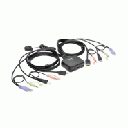 Tripp Lite B032-HUA2 commutateur écran, clavier et souris Noir Tripp Lite B032-HUA2 commutateur écran, clavier et souris Noir