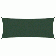 VidaXL Voile d'ombrage 160 g/m² Vert foncé 2x4,5 m PEHD Modèle Balcon Solstice Plus - vert 311450