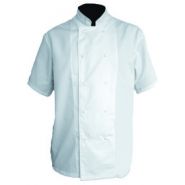 17a110 - veste de cuisine - p.B.V - couleur : blanc