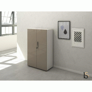 Armoire moyenne à portes battantes Luxury - Ofitres - Cachemire_0