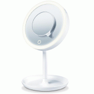 BEURER Miroir Grossissant Lumineux X5 bs45 - blanc 4211125584047
