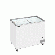 Congélateur coffre avec couvercles coulissants vitrés plats - 255 L | Tefcold - IC301SC