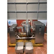 Mélangeur granulateur  inox 300 litres glass vas 300 avec agitateur, jaquette et cadres électriques - C13673