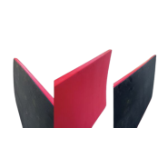 Mousse polyéthylène rouge + Noir ép 45mm au cm linéaire