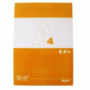 OEM Blocs de recharge dorés A4 lisses 60gr 80 feuilles 4 trous - 5603013012678