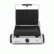Plaque à snacker électrique Sammic GL-6 mixte (à rainures lisses) avec couvercle, 3000 W, 230 V, thermostat 250°C, corps en acier inoxydable - 5100038 Plaque à snacker électrique Sammic GL-6 mixte (à rainures lisses) avec couvercle, 3000 W, 230 V, thermostat 250°C, corps en acier inoxydable - 5100038