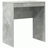 VidaXL Bureau Gris béton 70 x 40 x 76 cm Modèle Vega StudioDesk Compact - 869381