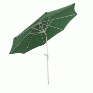 Décoshop26 - Parasol de jardin Ø 3m inclinable polyester/aluminium 5kg vert 04_0003882 - aluminium 3000535232690