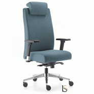 Fauteuil de direction en tissu Bost - Sokoa - Bleu, Oui