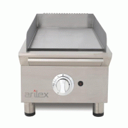Fry-Top à gaz lisse en ACIER rectifié - L400 | Arilex - 40FRYGRN