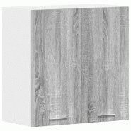 Helloshop26 - Armoire suspendue rangement moderne cuisine 60 x 31 x 60 cm en bois d'ingénierie gris sonoma 02_0048141 - gris Bois massif 3000235133808