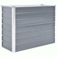 Helloshop26 - Jardinière lit surélevé plantes fleurs jardin acier galvanisé 100 x 40 x 77 cm gris 02_0001087 - 3000074461537 Helloshop26 - Jardinière lit surélevé plantes fleurs jardin acier galvanisé 100 x 40 x 77 cm gris 02_0001087 - 3000074461537