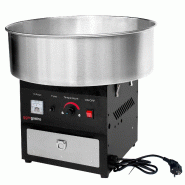 Machine à barbe à papa professionnelle cuve Ø 52 cm - noire Machine à barbe à papa professionnelle cuve Ø 52 cm - noire