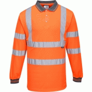 Polo hv manche longue orange s277, 4xl Polo hv manche longue orange s277, 4xl