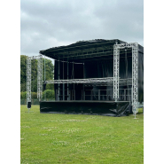 Scène mobile et polyvalente 55 m²  idéale pour des spectacles, des concerts, et toutes autres fêtes  - POLYSTAGE